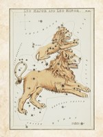 Leo Major and Leo Minor Constellation Fine Art Print