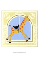 Giraffe Carousel Fine Art Print