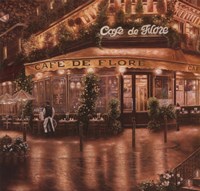Cafe De Flore Fine Art Print