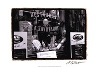 Cafe Charm, Paris VI Fine Art Print