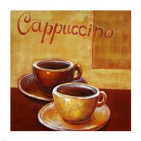 Cappuccino Mugs Framed Print
