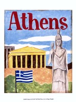 Athens (A) Framed Print