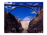 Hoover Dam with Bypass from Reclamation Framed Print