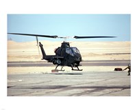 AH-1 Cobra helicopter Framed Print
