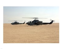 AH-1W Super Cobras Framed Print