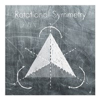 Rotational Symmetry Framed Print