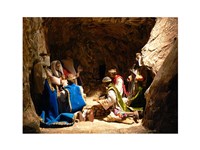 Nativity Adoration of the Magi Framed Print