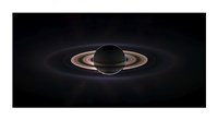 Saturn Eclipse Framed Print
