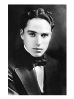 Charlie Chaplin - B&W Framed Print