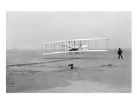 First Successful Flight of the Wright Flyer Framed Print