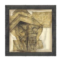Antique Capitals I Framed Print