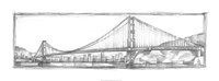 Golden Gate Bridge Sketch Fine Art Print