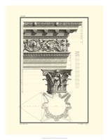 B&W Column and Cornice II Fine Art Print