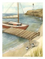 Shoreline Dock II Framed Print