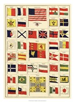 Flags of All Nations II Fine Art Print