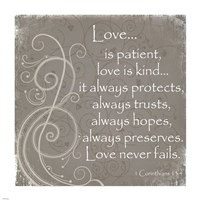 Love Quote Framed Print