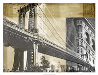 Metropolitan Collage II Framed Print