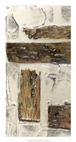Birch Bark Abstract I Framed Print