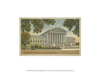 Supreme Court Building, Wash, D.C. Fine Art Print