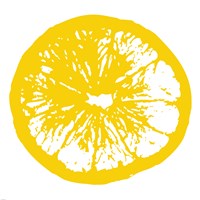 Yellow Orange Slice Framed Print