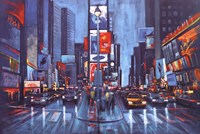 Times Square Blue Fine Art Print