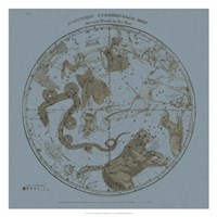 Northern Circumpolar Map Fine Art Print