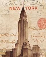 Letter from New York Framed Print