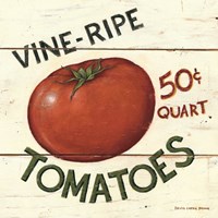 Vine Ripe Tomatoes Framed Print