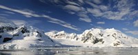Mountains and glaciers, Paradise Bay, Antarctic Peninsula Fine Art Print
