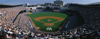 High angle view of a baseball stadium, Yankee Stadium, New York City, New York State, USA Framed Print