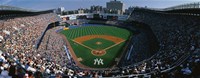 High angle view of a baseball stadium, Yankee Stadium, New York City, New York State, USA Framed Print