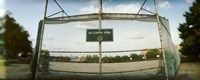 Chainlink fence in a public park, McCarren Park, Greenpoint, Brooklyn, New York City, New York State, USA Fine Art Print
