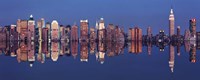 New York Skyline with Reflection Fine Art Print