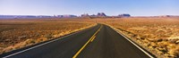 Road passing through a desert, Monument Valley, Arizona, USA Fine Art Print
