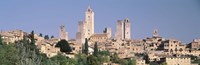 Italy, Tuscany, Towers of San Gimignano, Medieval town Fine Art Print