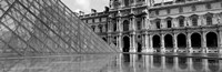 Pyramid in front of an art museum, Musee Du Louvre, Paris, France Fine Art Print