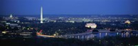 Panoramic view of Washington DC Framed Print