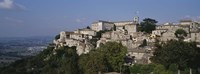 Houses on the top of a hill, Todi, Perugia, Umbria, Italy Fine Art Print