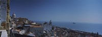 High angle view of a city viewed from a tower, Alfama, Lisbon, Portugal Fine Art Print