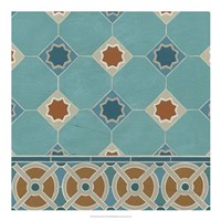 Moroccan Tile IV Framed Print