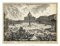 Veduta della Basilica di S.Pietro Fine Art Print