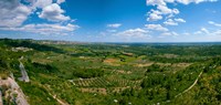 Valley with Olive Trees and Limestone Hills, Les Baux-de-Provence, Bouches-Du-Rhone, Provence-Alpes-Cote d'Azur, France Fine Art Print