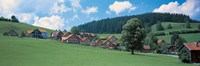Mountainside Village, Appenzell Switzerland Fine Art Print