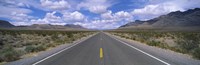Road passing through a desert, Death Valley, California, USA Fine Art Print
