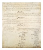 Constitution of the United States IV Framed Print