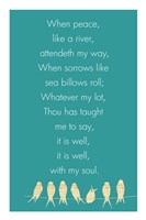It Is Well With My Soul Panel Framed Print