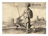 The Greek Gods Minerva Framed Print