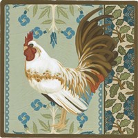 Cottage Rooster III Framed Print