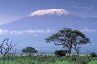Mount Kilimanjaro, Amboseli National Park, Kenya Framed Print