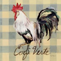 Coq Verte Framed Print